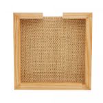 Porta-Guardanapo-de-Madeira-com-Sisal-Natural-Pinus-16cm-x-16cm-x-45cm-Woodart