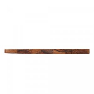 Petisqueira de madeira Teca Formato de Garrafa 35cm x 17cm x 2cm - Wolff Craft