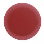 Conjunto-2-Pratos-para-Sobremesa-de-Porcelana-Petala-Vermelho-Matt-20-cm-Wolff
