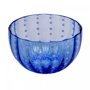 Conjunto 2 Bowls de Vidro Orquídea Azul 11cm x 6,5cm - Wolff