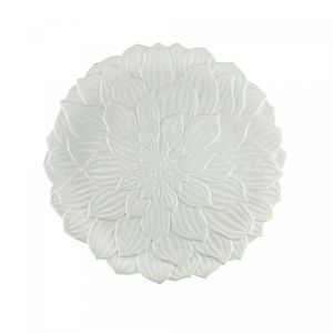 Sousplat de Porcelana Daisy Branco 33cm - Wolff