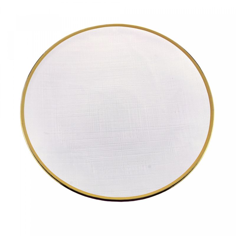 Prato-para-Sobremesa-de-Cristal-com-Borda-Dourada-Linen-21cm-Wolff