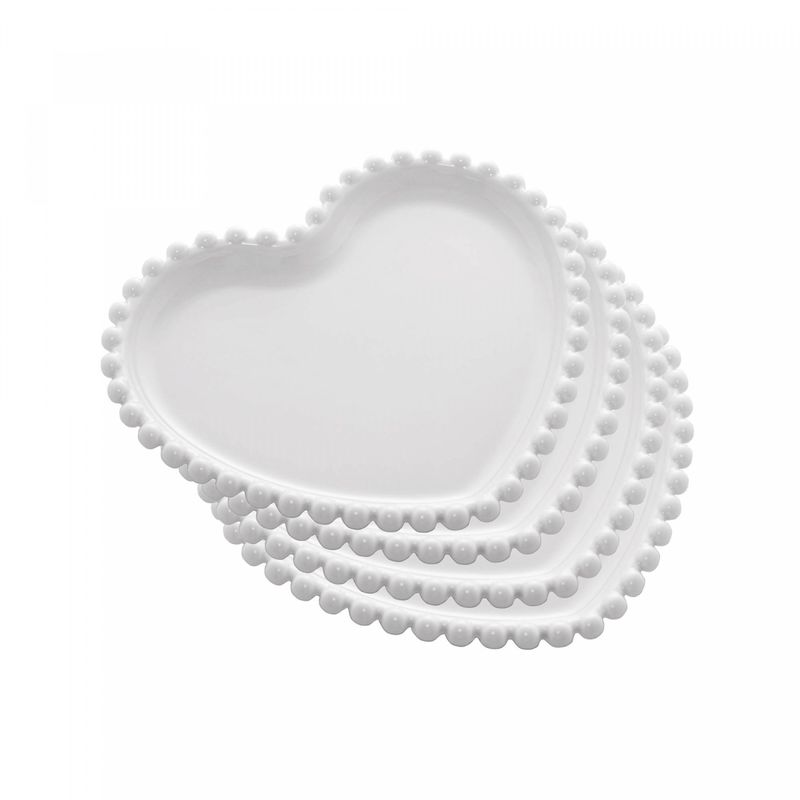 Conjunto-4-Pratos-de-Porcelana-Coracao-Beads-Branco-17cm-x-15cm-x-2cm-Wolff