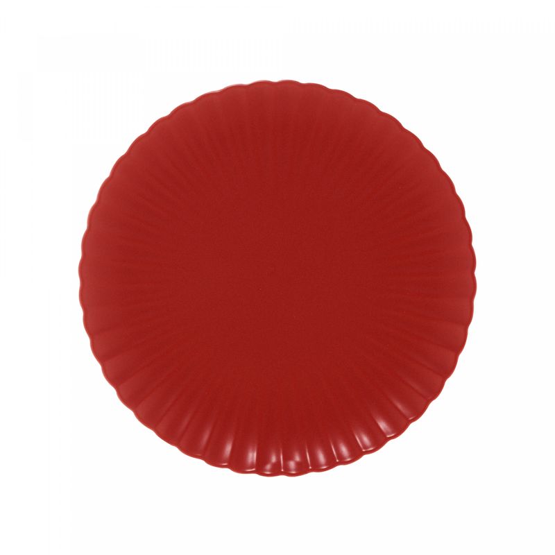 Prato-de-Porcelana-Nordica-Vermelho-Matt-26cm-x-3cm-Wolff