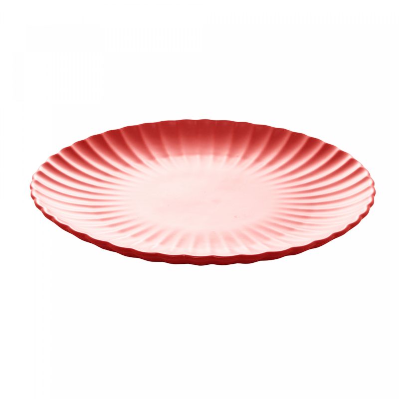 Prato-de-Porcelana-Nordica-Vermelho-Matt-26cm-x-3cm-Wolff