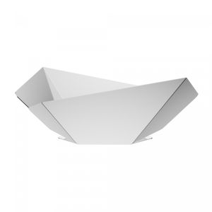Centro de Mesa de Aço Inox Origami 40cm x 31cm x 11cm - Wolff