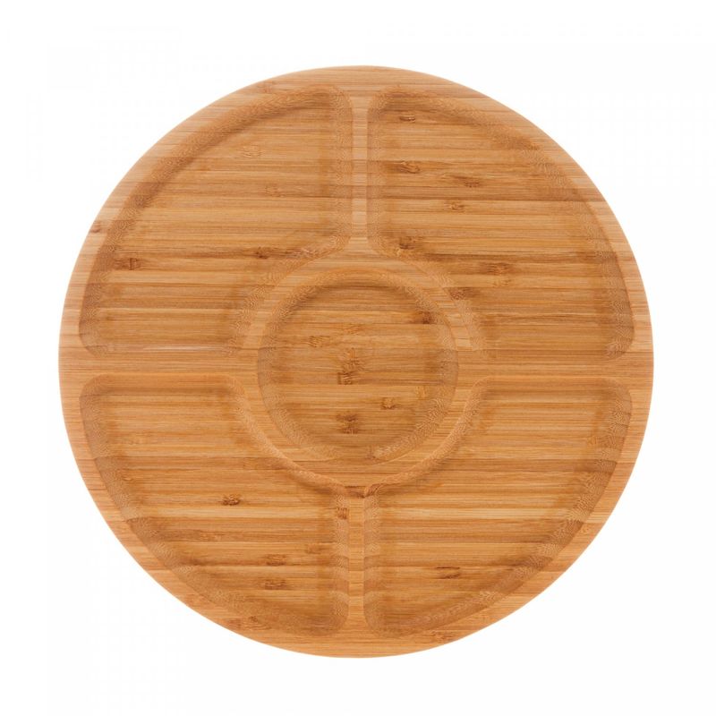 Petisqueira-de-Bambu-com-5-Divisorias-Round-30cm-x-30cm-x15cm-Lyor