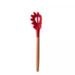 Pegador-para-Massa-de-Silicone-com-Cabo-em-Bambu-Charmy-Vermelho-31cm-Lyor