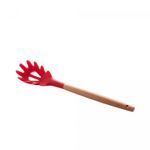 Pegador-para-Massa-de-Silicone-com-Cabo-em-Bambu-Charmy-Vermelho-31cm-Lyor