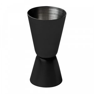 Dosador Duplo de Aço Inox Preto - Lyor