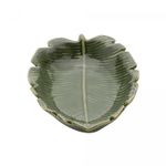 Folha-Decorativa-de-Ceramica-Banana-Leaf-Verde-16cm-x-12cm-x-4cm-Lyor