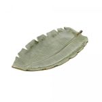 Folha-Decorativa-de-Ceramica-Banana-Leaf-Verde-29cm-x-16cm-x-3cm-Lyor