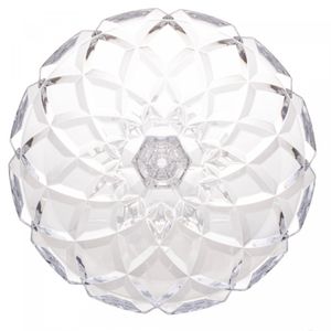 Prato para Bolo de Cristal Deli Diamond 30,5cm x 14,5cm - Lyor