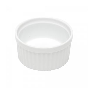 Ramequim de Porcelana Classic Branco 8,5cm x 5cm - Lyor