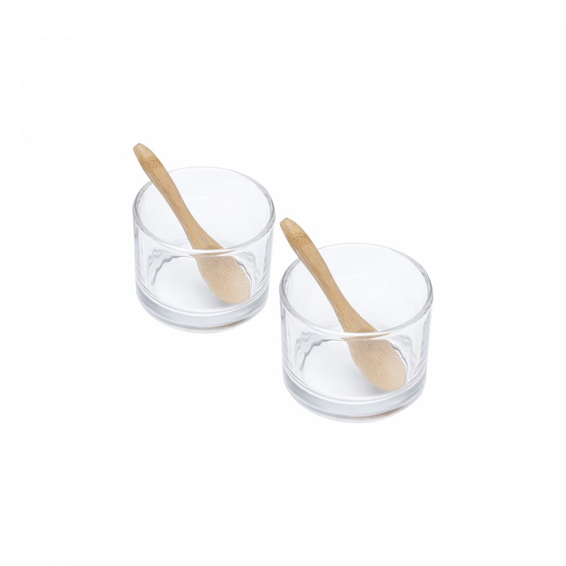 Conjunto-2-Molheiras-de-Vidro-com-2-Colheres-de-Bambu-7cm-x-5cm-Lyor