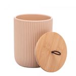 Potiche-de-Ceramica-com-Tampa-de-Bambu-e-Pegador-de-Corda-Lines-Bege-10cm-x-10cm-x-125cm-Lyor