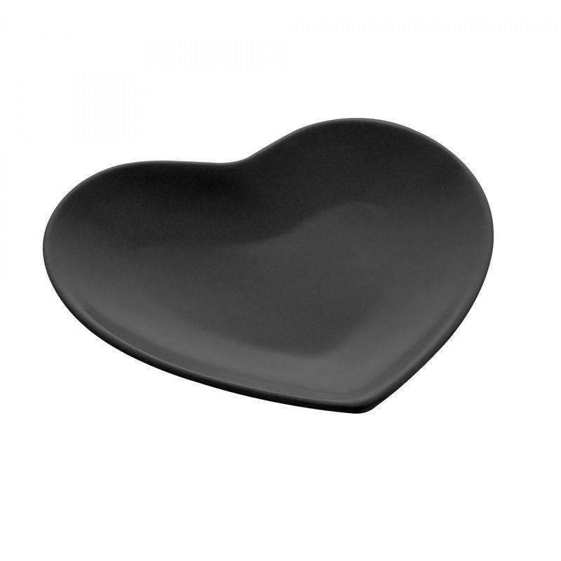 Coracao-Decorativo-de-Ceramica-Heart-Preto-27cm-x-26cm-x-3cm-Lyor