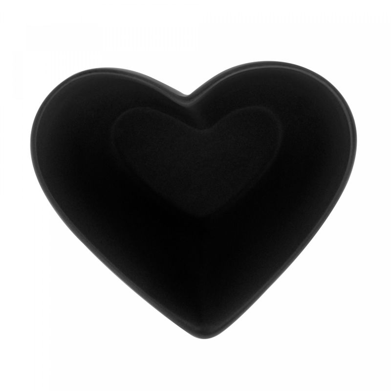 Coracao-Decorativo-de-Ceramica-Heart-Preto-14cm-x-13cm-x-5cm-Lyor