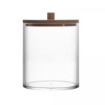 Porta-Cotonete-de-Poliestireno-com-Tampa-de-Bambu-My-Box-7cm-x-7cm-x-8cm-Lyor